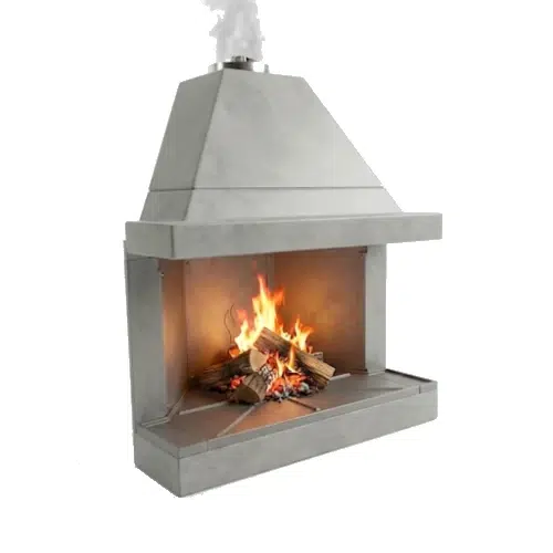 CAMINETTO JOLLY 100 IN GHISA A SBALZO - immagine 2