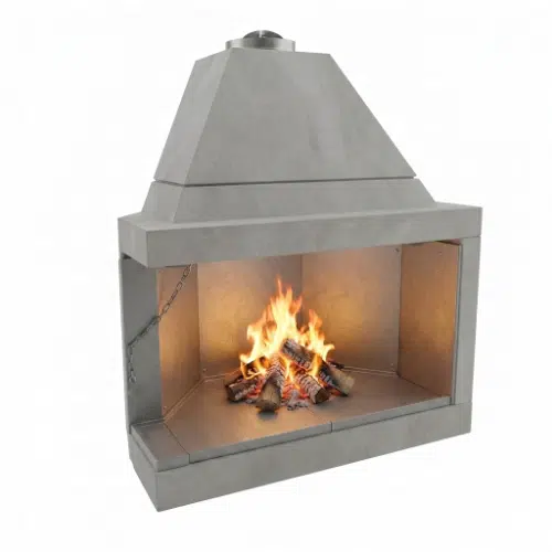 CAMINETTO JOLLY 115 IN GHISA SINISTRO - immagine 2